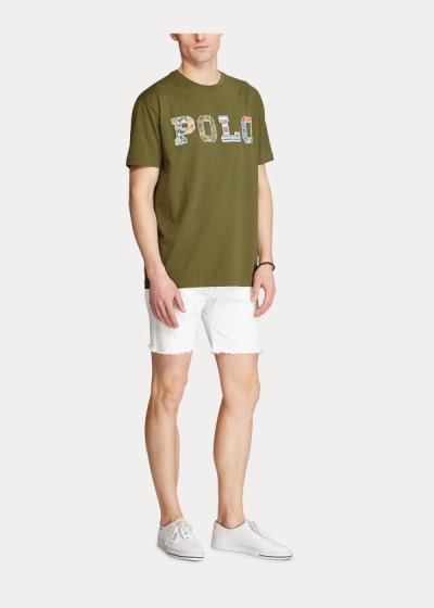 Men's Polo Ralph Lauren Classic Fit Logo T Shirts | 273061GPT